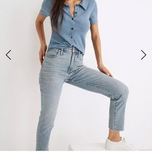 Madewell Curvy Perfect Vintage Jean in Ellicott Wash